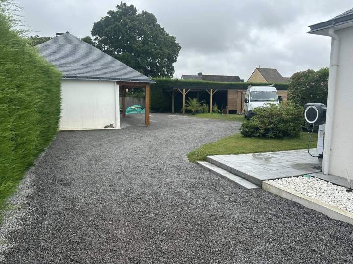 Allée gravillonnée Saint Nazaire