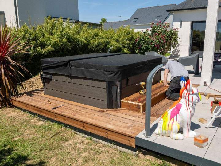 Carport bois massif Saint Nazaire