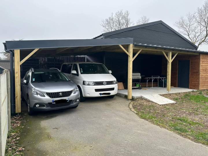 Création de carport élégant et fonctionnel