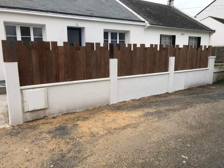 Clôture bois Saint Nazaire