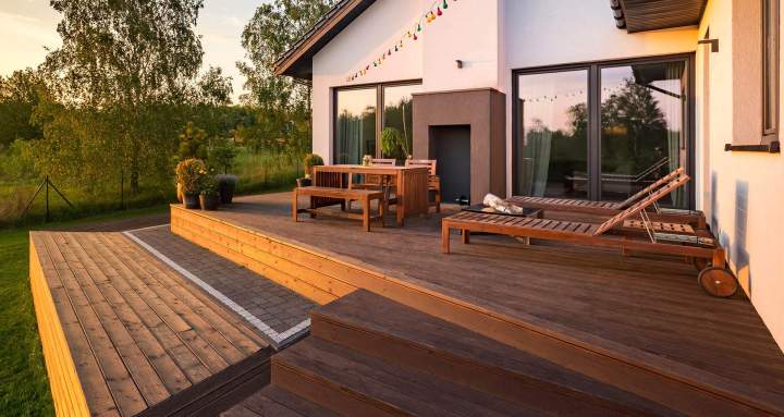 Conception et aménagement terrasse Saint Nazaire