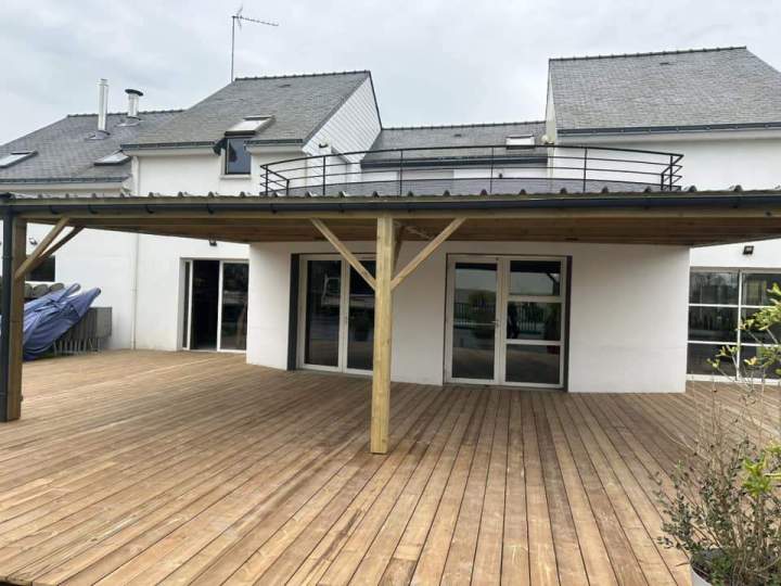 Extension structure bois Saint Nazaire