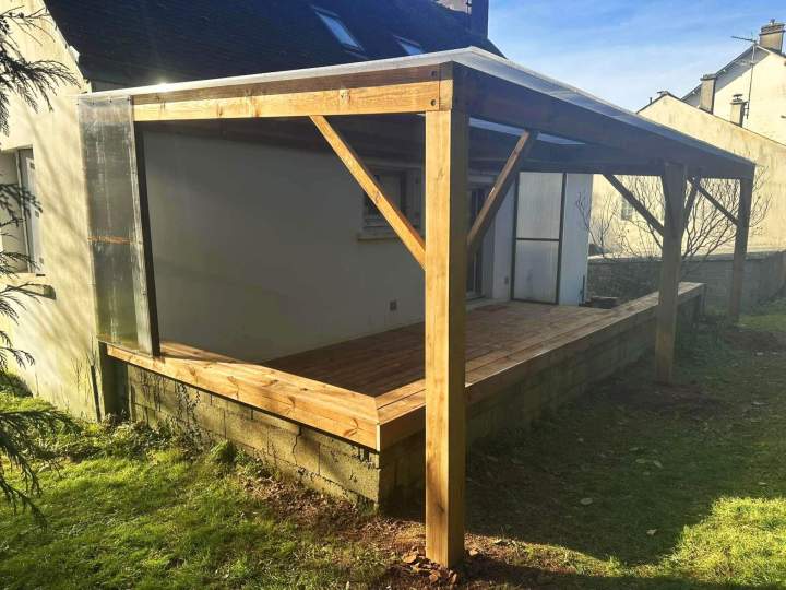Pose de pergolas bois Près de Saint-Nazaire