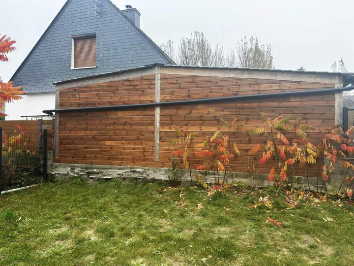 Pool house bois Saint Nazaire